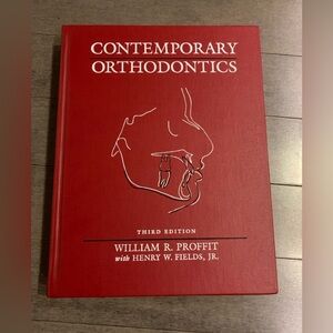 Contemporary Orthodontics 3rd Ed. William Proffit Hardcover Dentistry Textbook